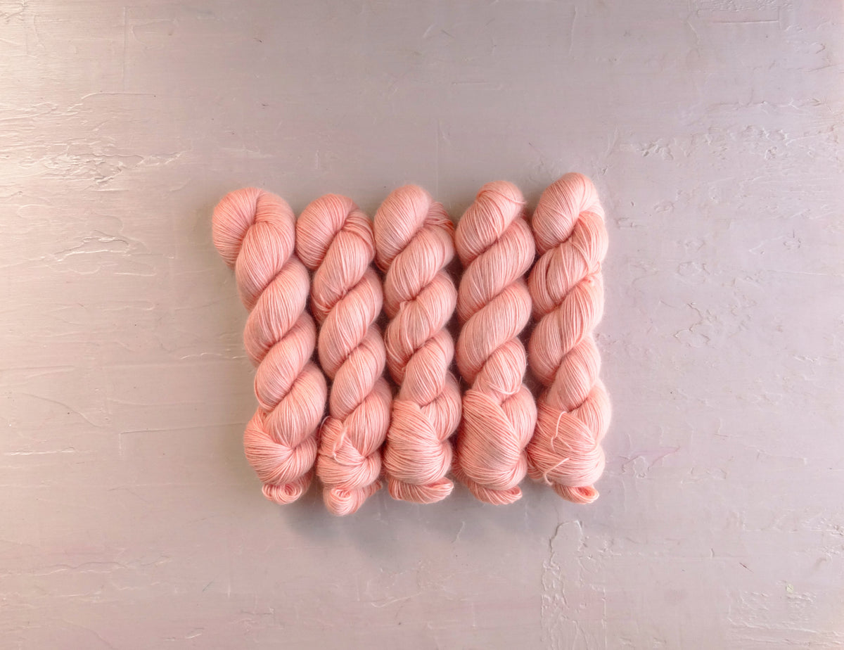 Blushy Coral- Merino Mohair