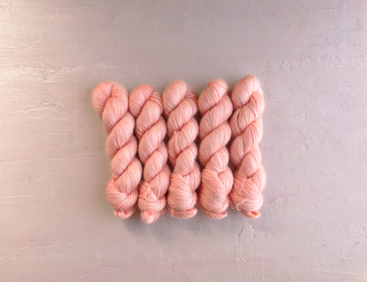 Blushy Coral- Merino Mohair