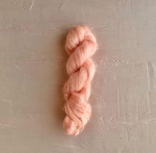 Blushy Coral - Silk Mohair