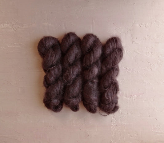 Aubergine - Silk Mohair