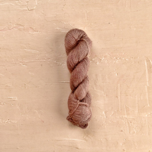 Mauve - Alpaca Tussah Linen