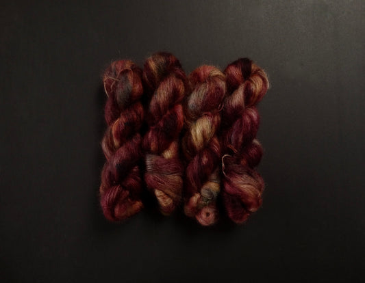 Burgundy Breeze - Silk Mohair