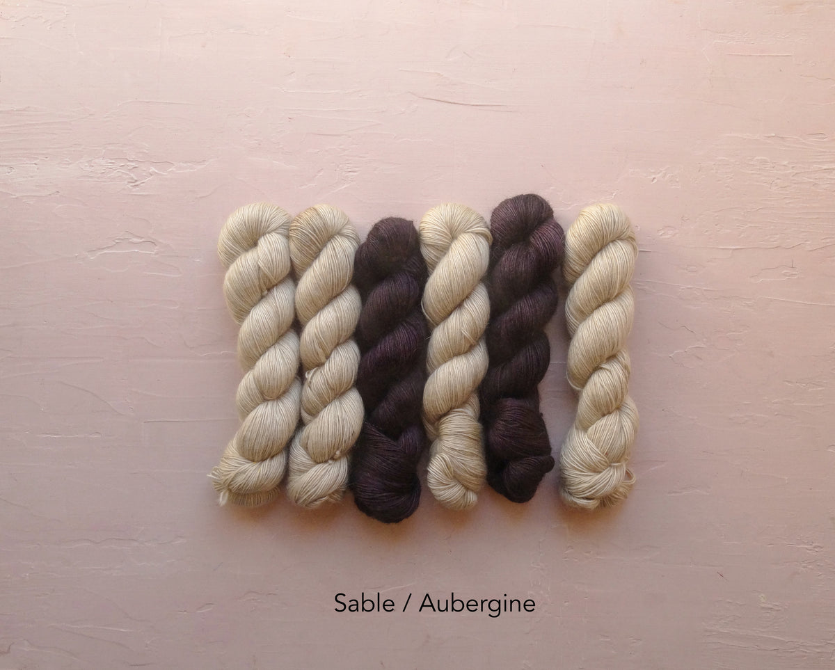 Aubergine - Merino Mohair