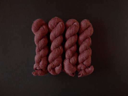 Lingonberry - Organic Wool Linen